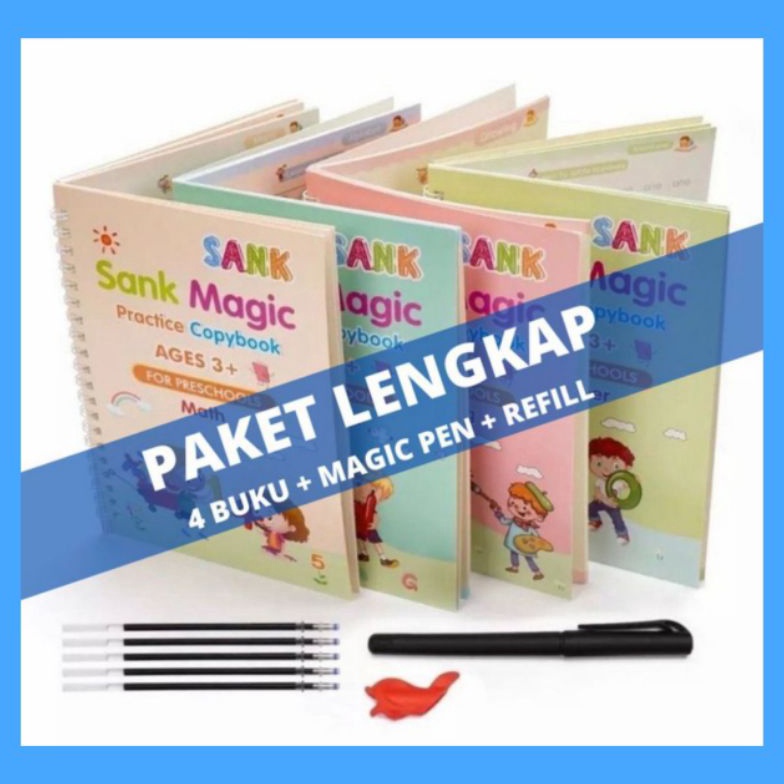 

[✥I2&] Buku Edukasi Sank Magic (PAKET 4 BUKU) Alat Tulis Ayo Beli