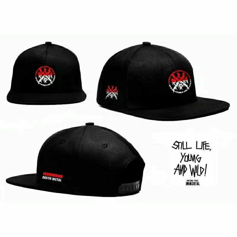 Topi snapback dewasa iddm Indonesia death metal