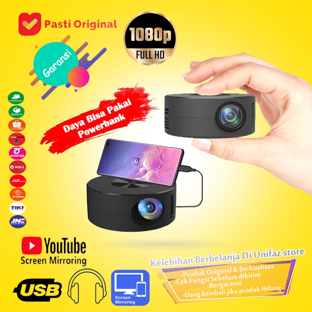 Proyektor / Proyektor Mini / Projector mini / Proyektor murah / Mini Proyektor wifi /Infocus / Proje