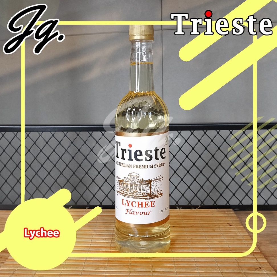 

[✣B96>] Trieste Syrup Lychee 650 ml - Trieste Sirup Leci Musim Promo