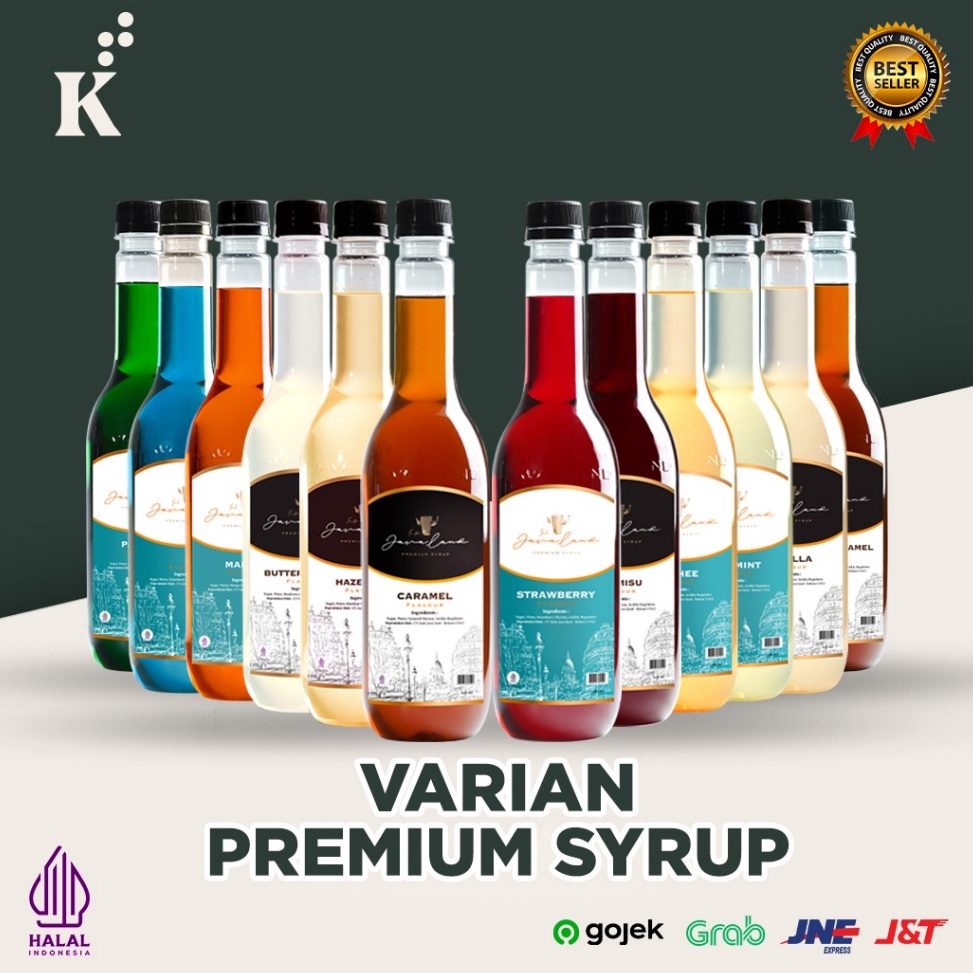 

[✎G17$] Syrup/Sirup Premium Javaland Aneka 650 ml Cuci-Gudang