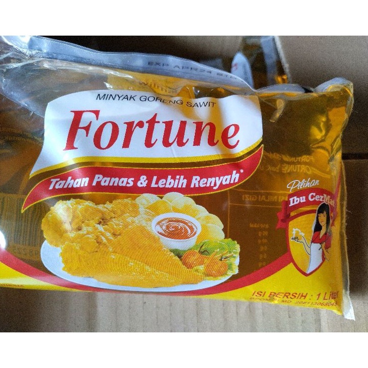 

[KODE LB6S7] MINYAK GORENG FORTUNE BANTAL 1 LITER