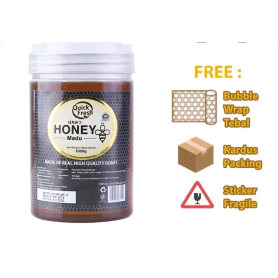 

Ready Stock Madu Murni Asli Quick Fresh Honey 1kg Bucket ←➲❊✩