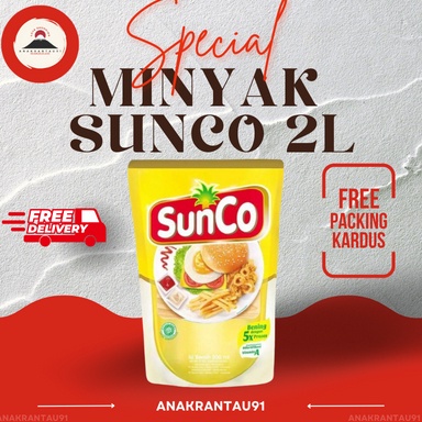 

R3@dy Stok Minyak Goreng Sunco 2 Liter Refill Minyak Goreng Pouch Kualitas Terbaik