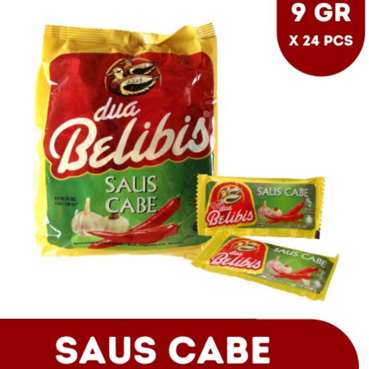 

Best Produk Dua Belibis Saus Cabe 9gr isi 24 Sachet / saos sambal Model Baru