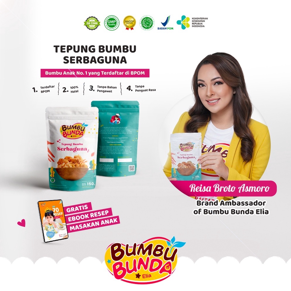 

T3rbaru Tepung Serbaguna Bumbu bunda by elia - Tepung Bumbu Serbaguna 150Gr Diskon