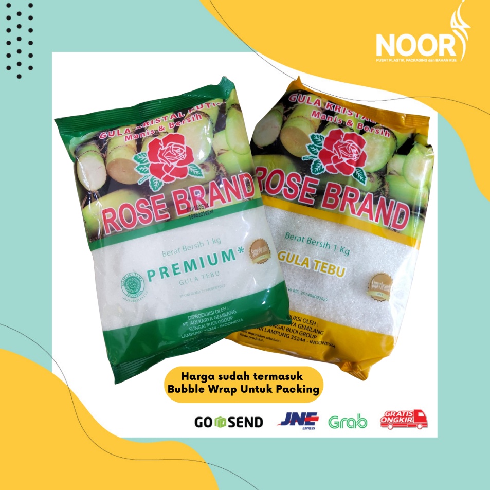 

[KODE PLN7K] Gula Pasir Rose Brand 1kg