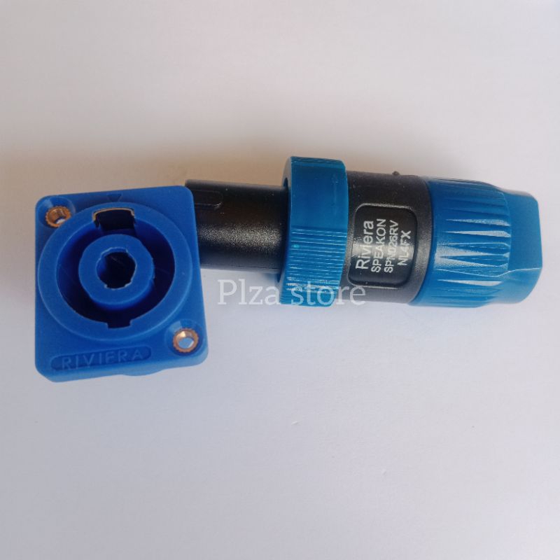 Socket Jack spikon Riviera /Soket jek speakon riviera ori soket spikon male dan female