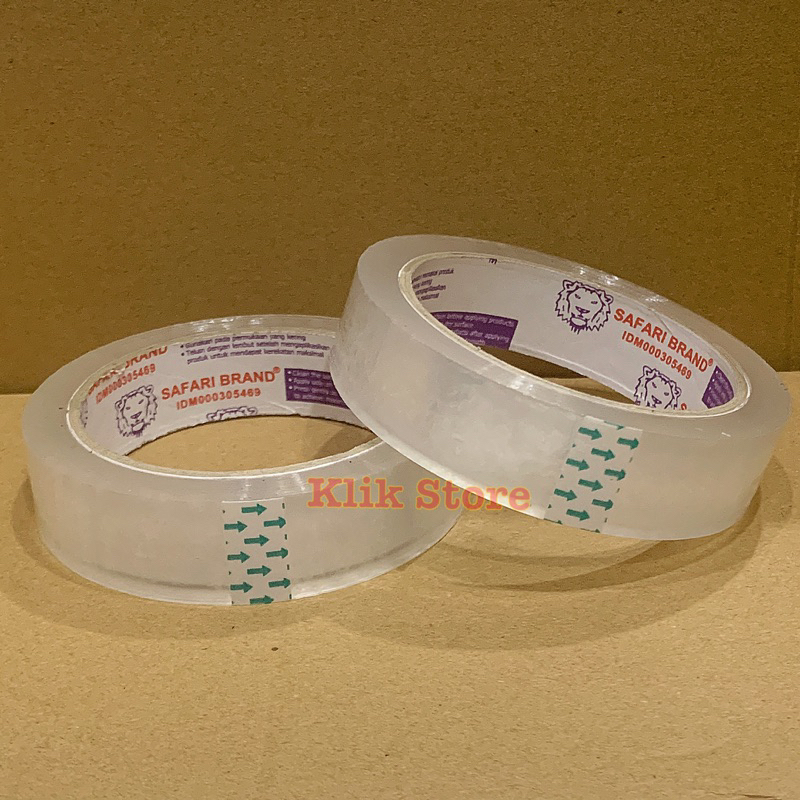 

Lakban Bening 1 inch 90 yard / Isolasi / Selotip Bening 24 x 90