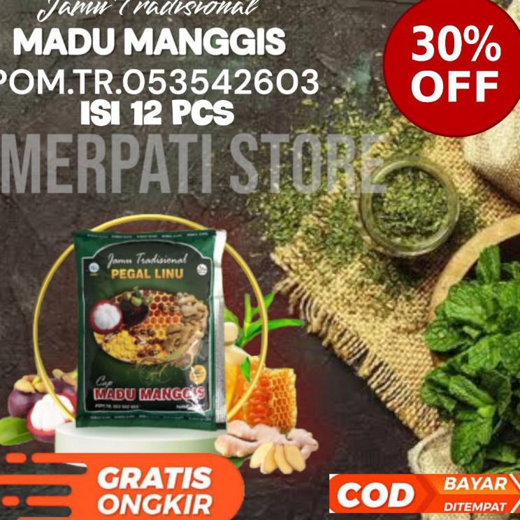 

[KODE PRODUK PEEOI9550] Jamu Tradisional Madu Manggis Pegel linu Original (12 PCS)