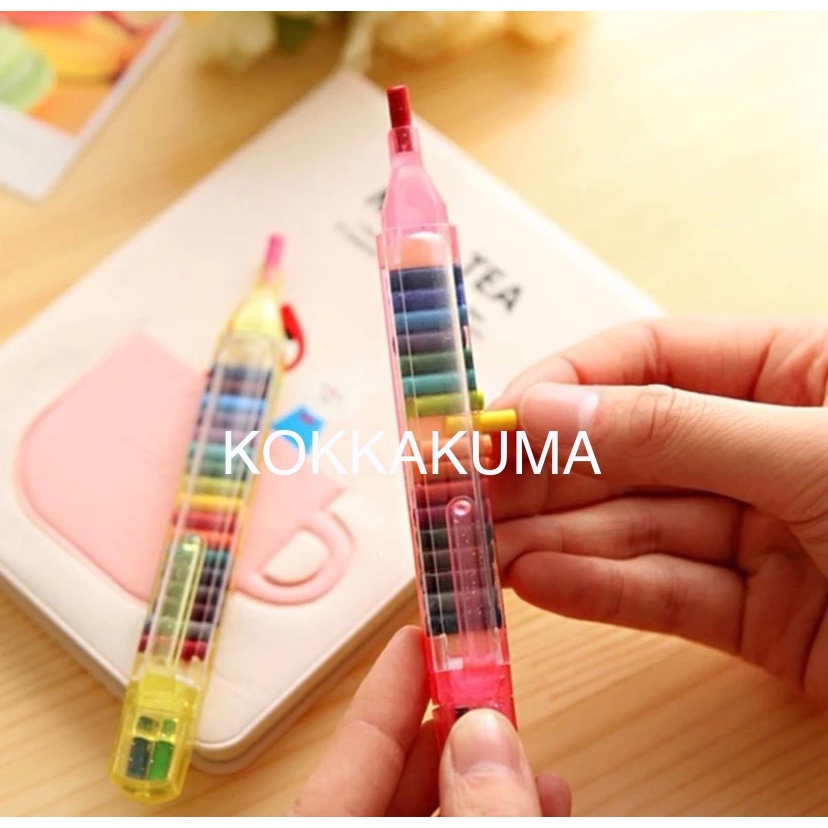 

( SPD ) Crayon 20 Warna Anak Mahasiswa Alat Lukisan Grafiti