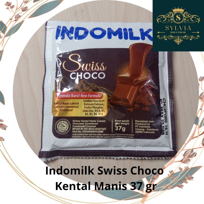 

Indomilk Susu Kental Manis Putih Krimer Kental Manis / Choco Swiss 37 gr