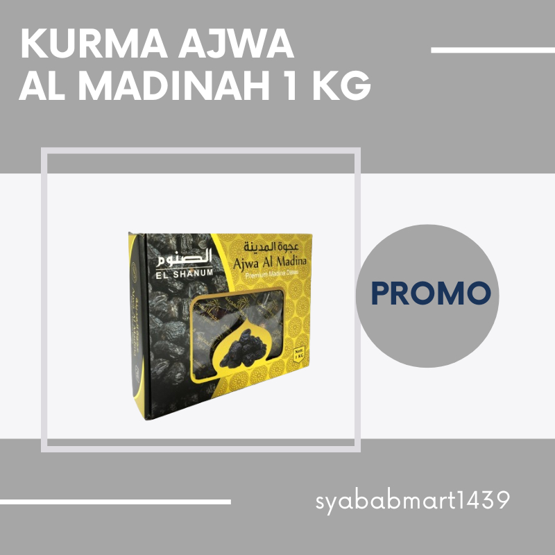 

Kurma Ajwa 1 kg Asli Madinah Premium Packing Box / Kurma Nabi / Ajwa Original 100%