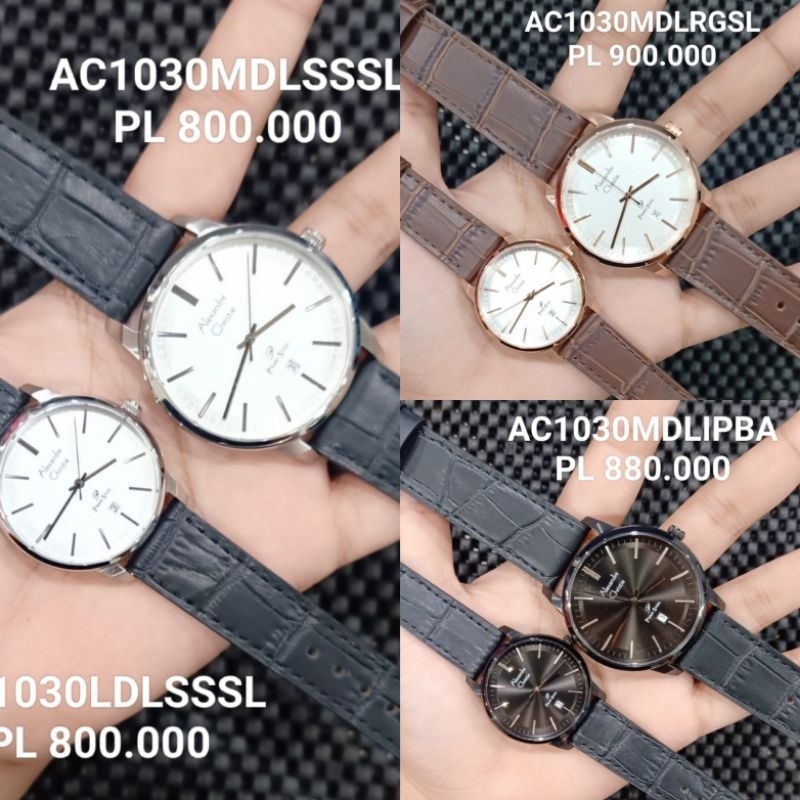 Alexandre Christie Couple Ac 1030 MD LD leather original