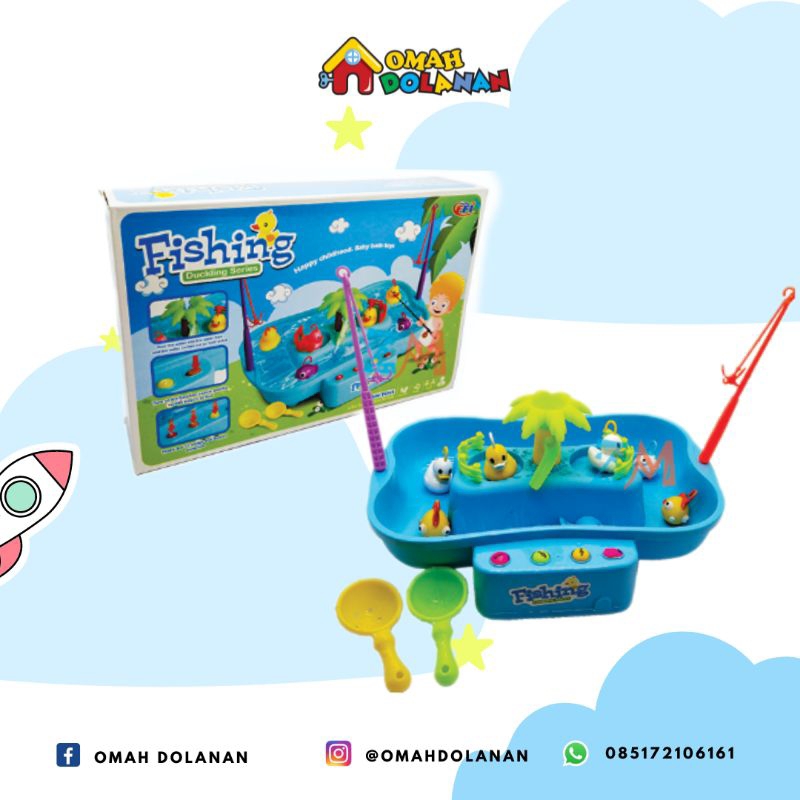 mainan fishing duckling series FU 1116