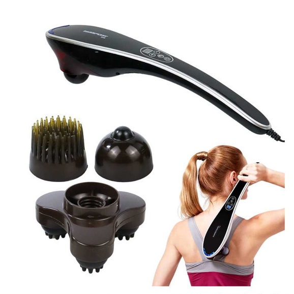 JM- Alat Pijat Elektrik Pundak Punggung Getar Portable Shiatsu Infrared