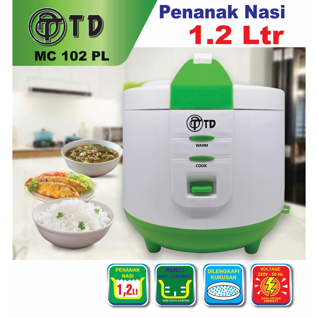 MAGIC COM 1,2LITER / RICE COOKER TD [1,2 LITER]