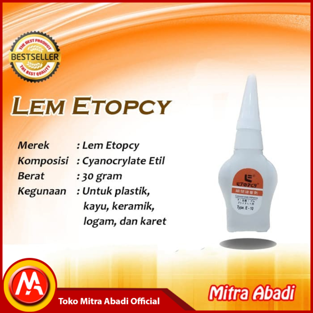 Lem Etopcy Original / Lem Korea Cair Serbaguna