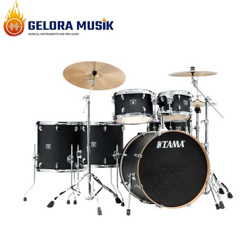 Drum Set Tama Superstar Classic Maple Limited Edt CL62RS-FBK + HB5W + HT230