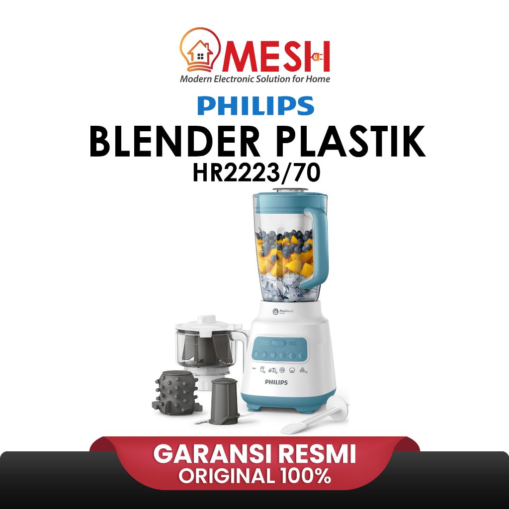 Philips HR2223/70 - Blender 3in1-Pelumat-Original-New Arrival