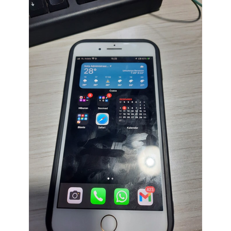 iphone 7 plus / 7+ 256gb ex garansi resmi IBOX