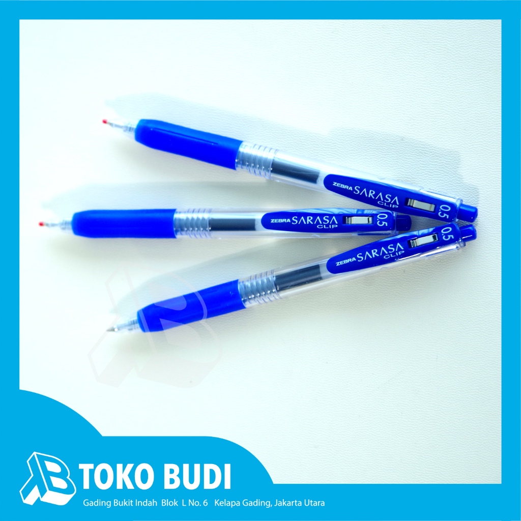 

Pulpen Zebra Sarasa 0,5mm - Biru Tua / Navy