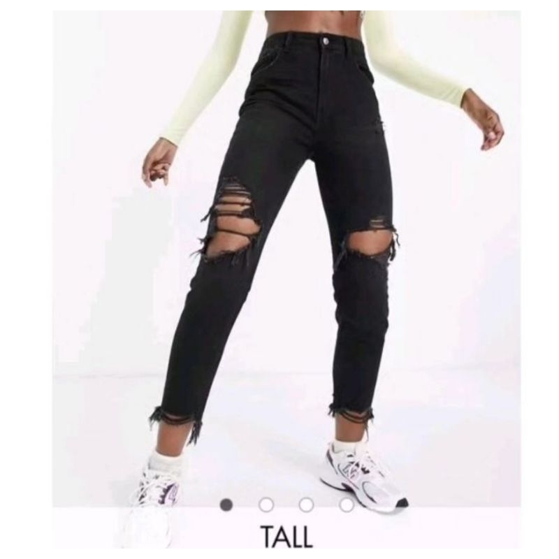 bershka ripped jeans