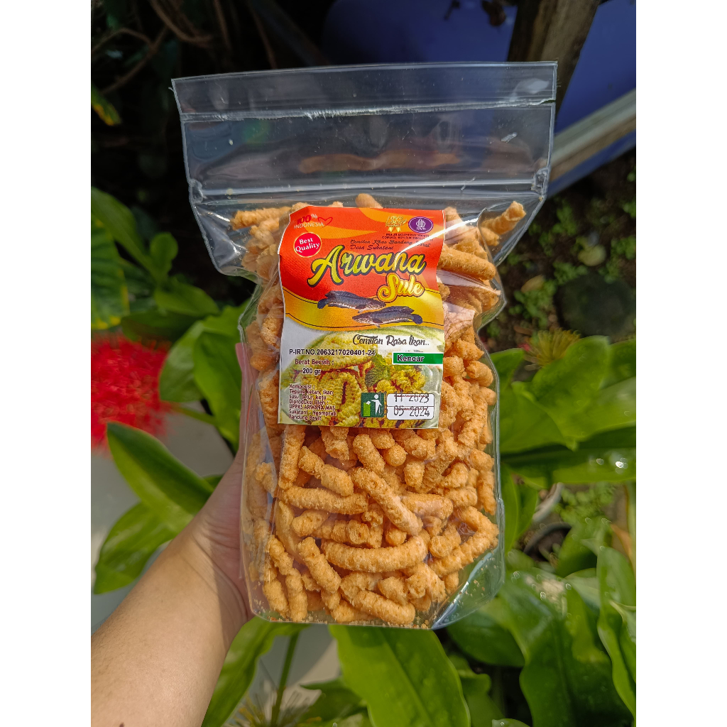

Makanan Ringan Stik Olahan Ikan 200 gr (Arwana Sule) VARIAN KENCUR