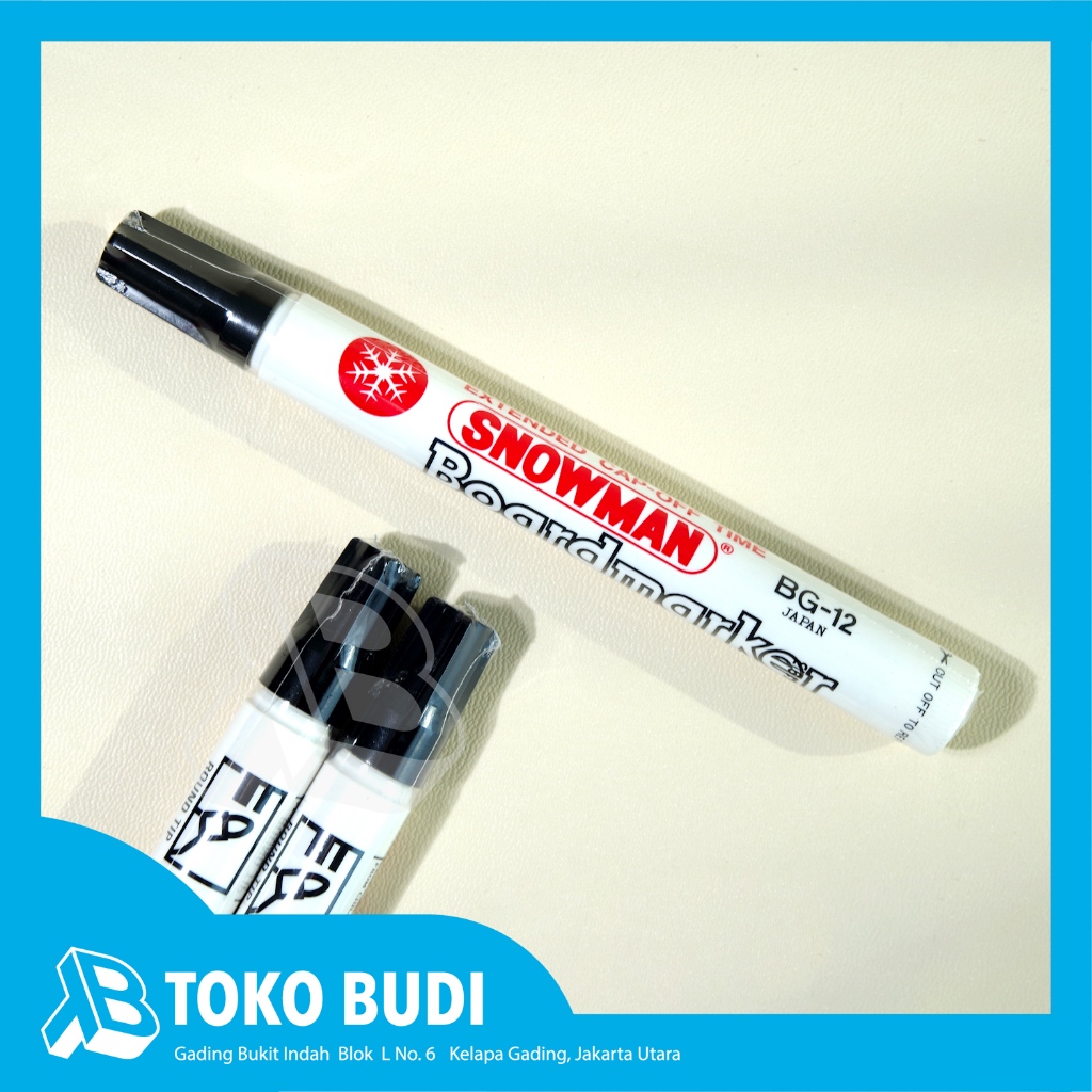 

Snowman Spidol Boardmarker Non Permanent - Hitam