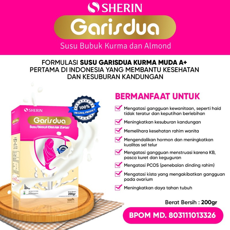 

Susu Kambing PROMIL-Sherin GARISDUA membantu promil