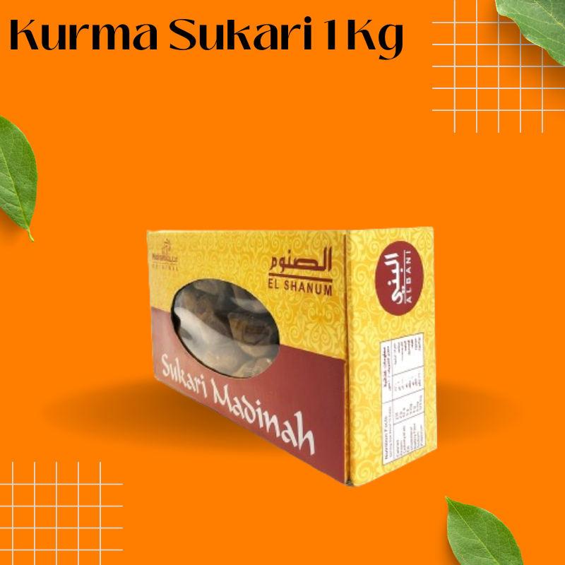 

Kurma Sukari 1 Kg Premium / Kurma Raja Sukkari Ruthob / Sukari Al Qosim / Oleh Oleh Haji Umroh / Toko Kurma Maryam