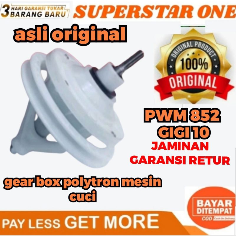 Gear box mesin cuci POLYTRON PWM 852 gear box polytron mesin cuci