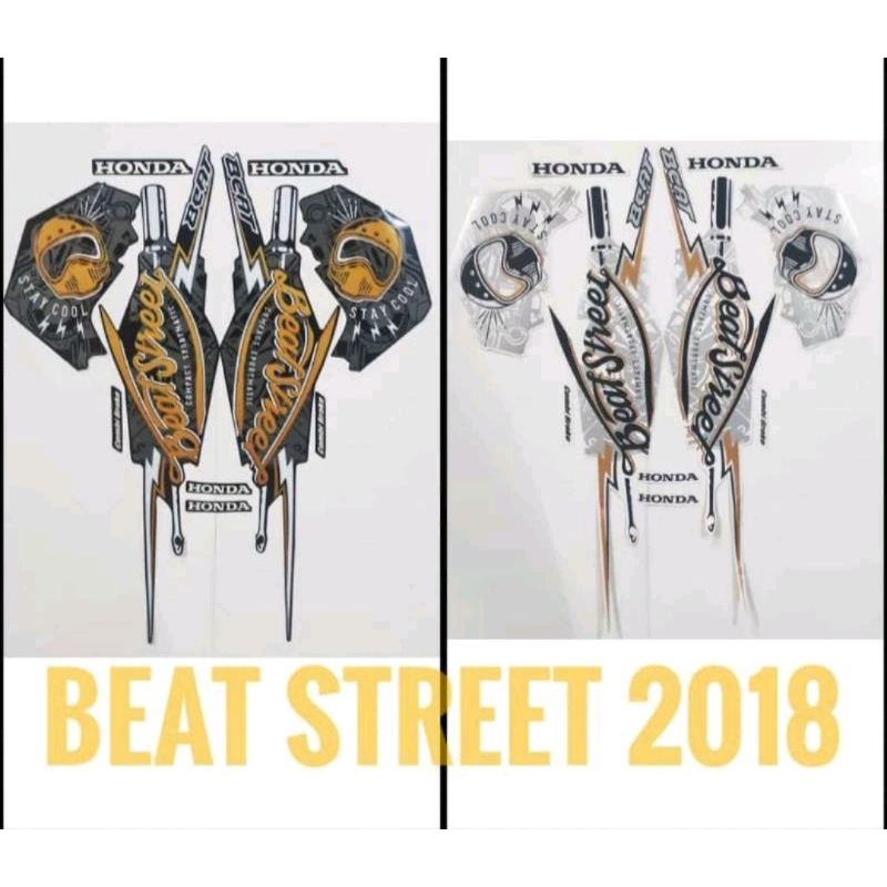 Striping motor / Les body Honda Beat street 2018