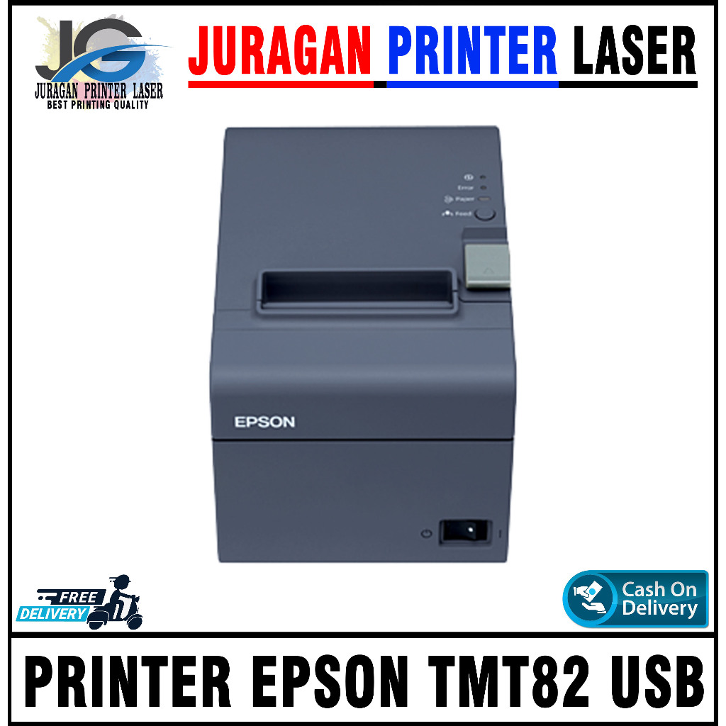 PRINTER EPSON TMT82 USB KERTAS THERMAL 80MM