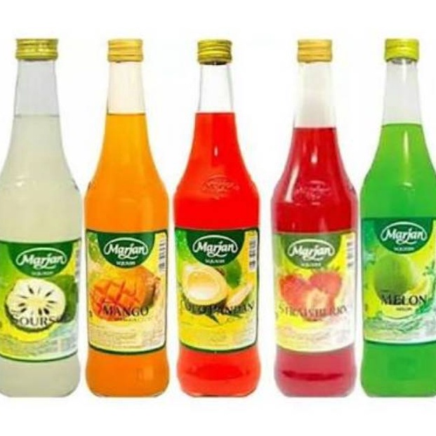 

B!g Sale Sirup Marjan Squash Jeruk/leci/mangga/melon/guava/cocopandan In Sale