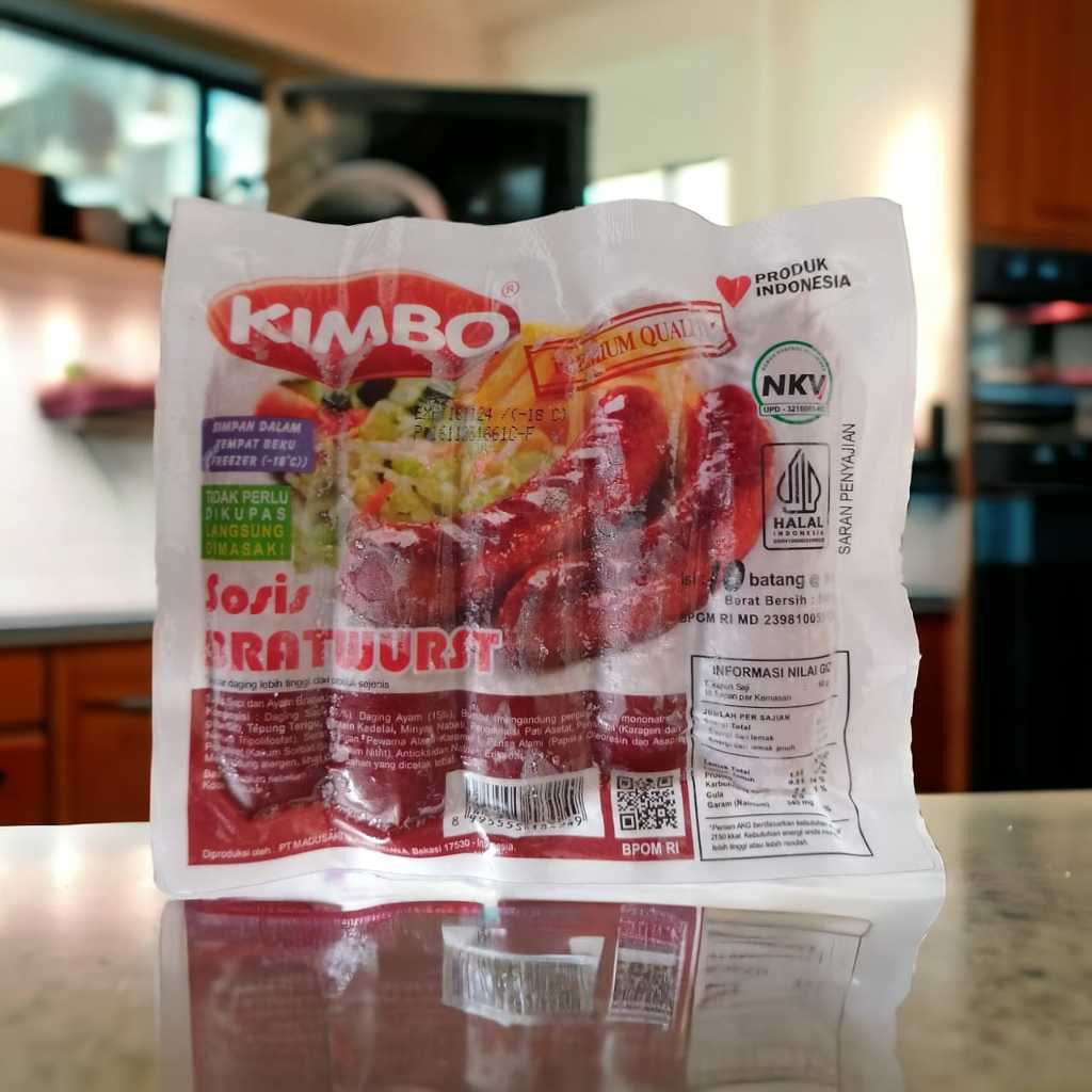 

Sosis Kimbo Bratwurst Original Isi 10