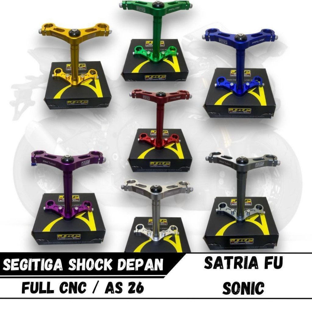 SEGITIGA SHOCK SEGITIGA STANG DEPAN SATRIA FU OLD SATRIA FU NEW SONIC OLD SONIC NEW AS 26 FULL CNC J