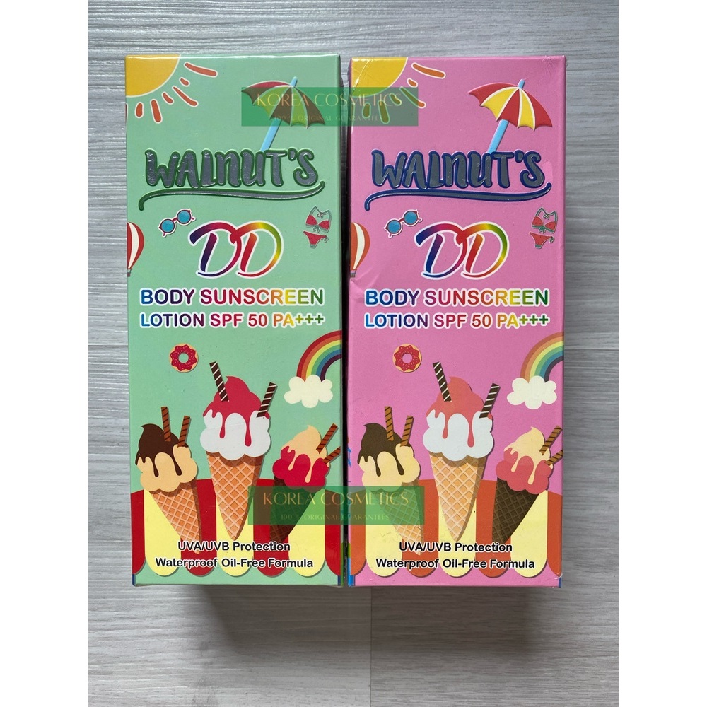DD Walnut Body Sunscreen Lotion SPF50 PA+++ - DD Body Sunscreen Lotion - Tabir surya - WALNUT'S DD B