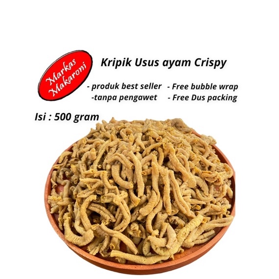 

[✩D80>] kripik usus crispy 500gr Special Promo