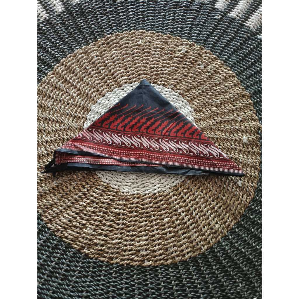 ✔️READY Udeng Jaranan / Udeng Motif Batik / Udeng Segitiga Jaranan / Iket Kepala Segitiga Jawa