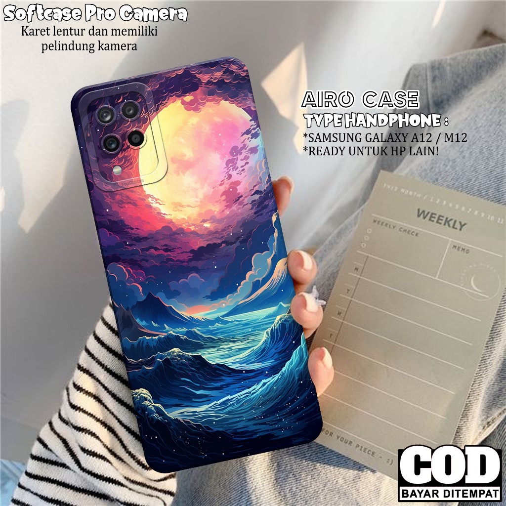 Softcase Samsung Galaxy A12/ M12 - Case Samsung Galaxy A12/ M12 - Casing Samsung Galaxy A12/ M12 -  