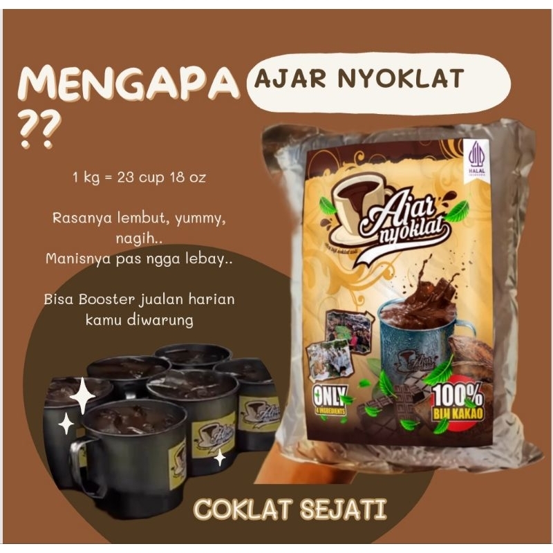 

COKLAT POWDER 1 KG BUBUK COKLAT AJAR NYOKLAT