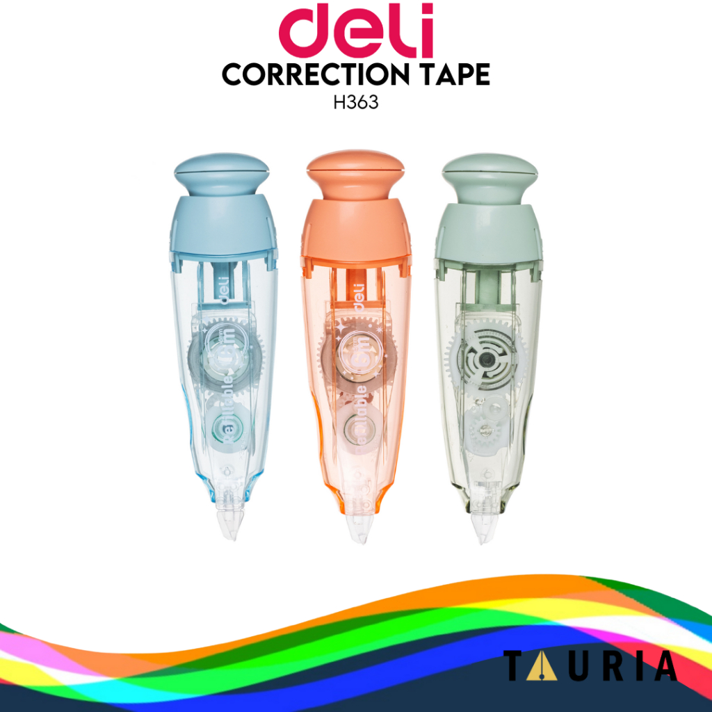 

Correction Tape Pita Koreksi CP Tape Tipex Kertas + Refill Deli H363