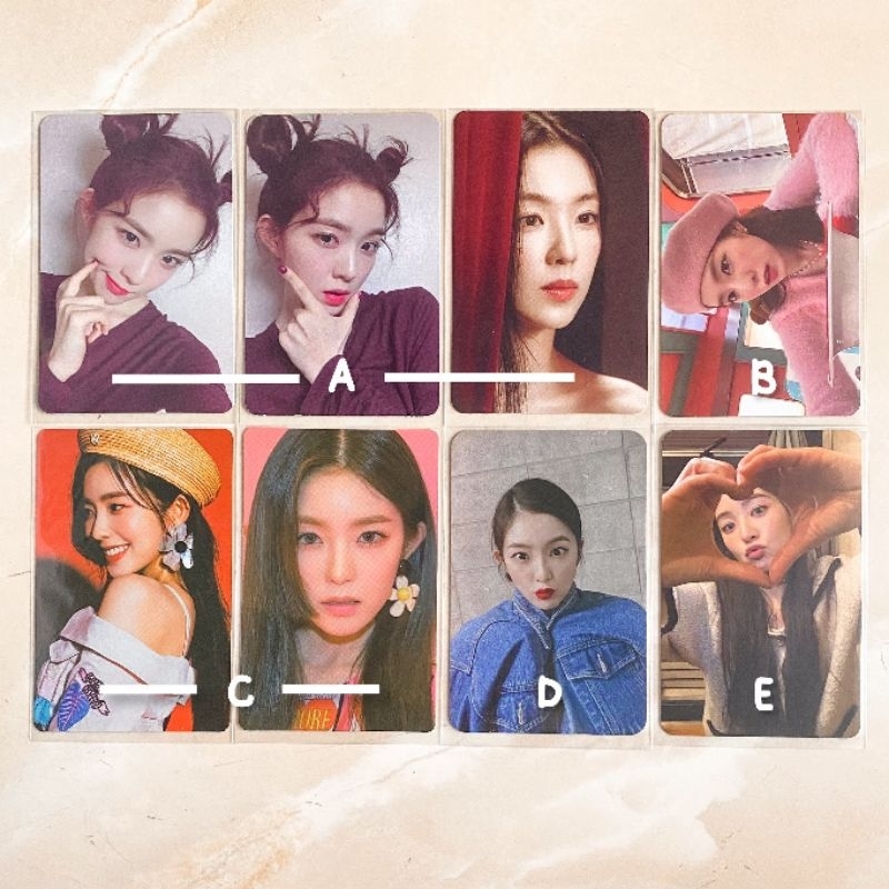 photocard red velvet irene rookie smcu summer magic monster feel my rhythm