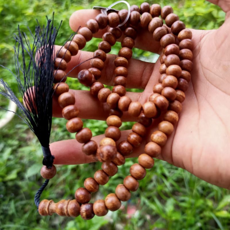 Tasbih 99 butir galih asem asli - original+box merek galih asem asli