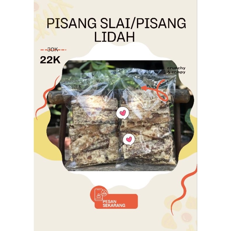 

pisang slai/pisang lidah 250g