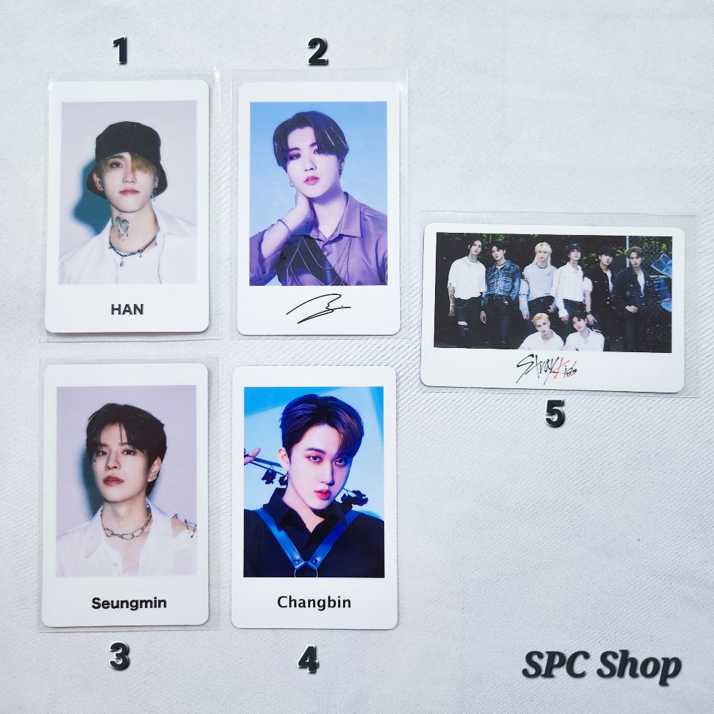 Stray Kids Scars Album Pola Han Seungmin , SKZ Japan MD Maniac Tour Concert V1 V2 Changbin Han Photo