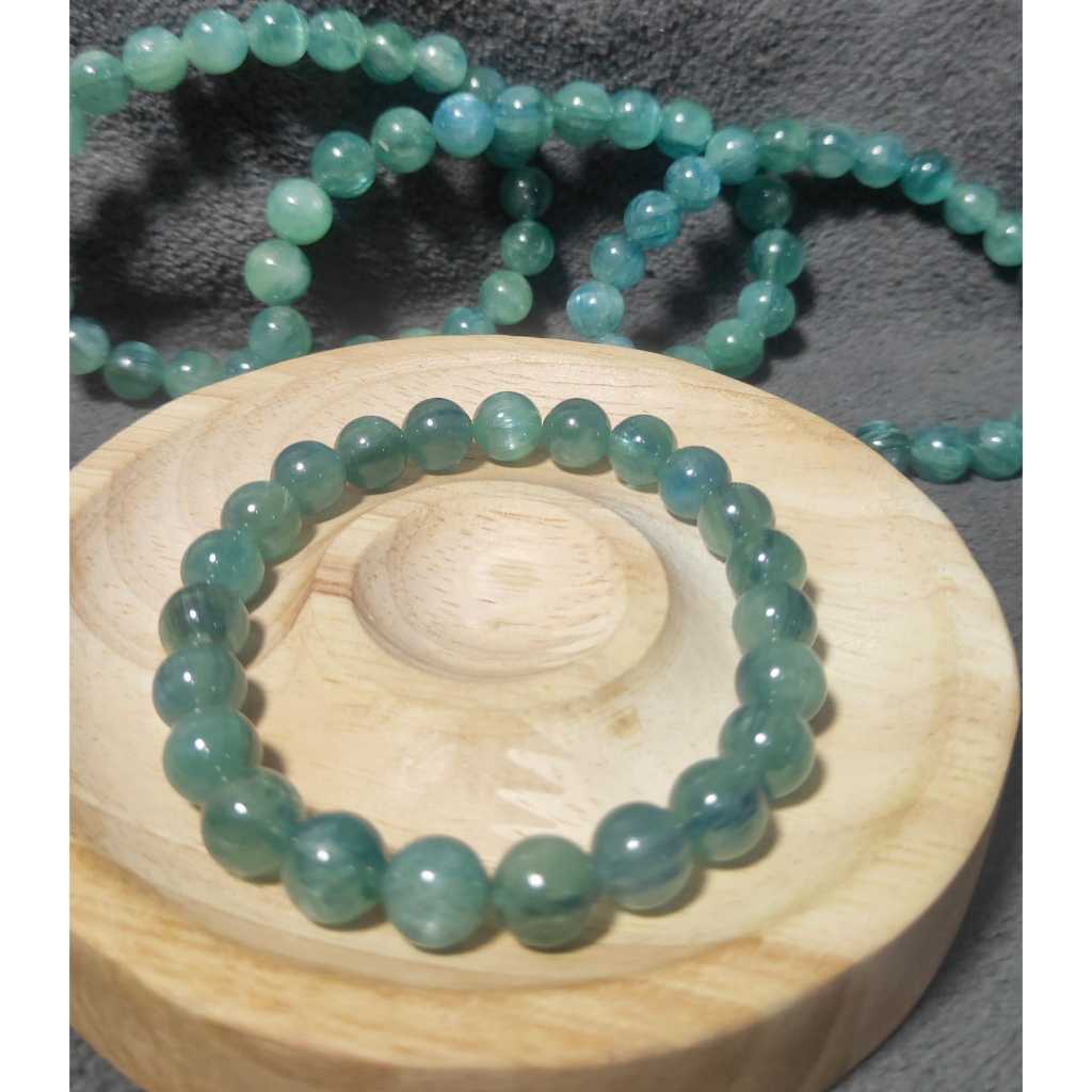 Gelang Green Kyanite Natural 8 mm TOP GRADE