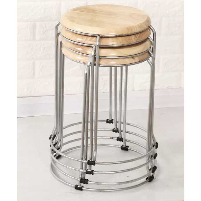 Kursi Baso Besi  Kursi Bulat kayu