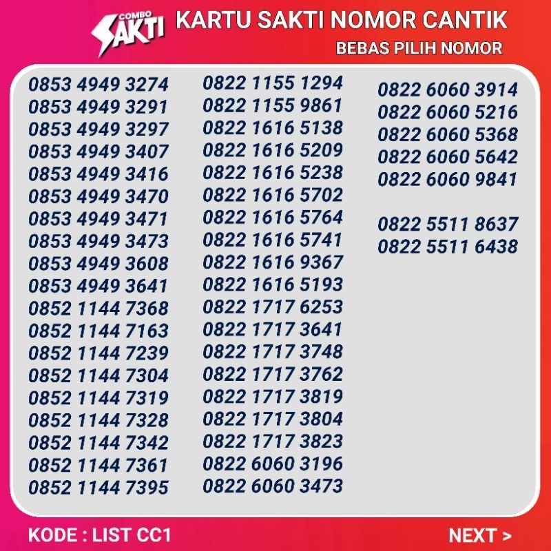 Nomor Cantik Kartu Sakti Telkomsel 25GB Combo Paket Internet Telkomsel Telpon SMS AS